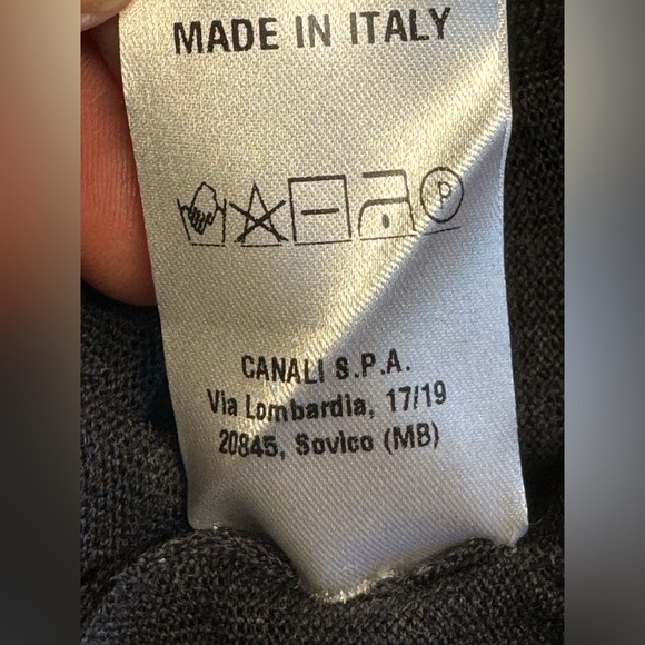 EUC Canali Extra Fine Merino Wool Sweater SZ XL (54) - Picture 5 of 5